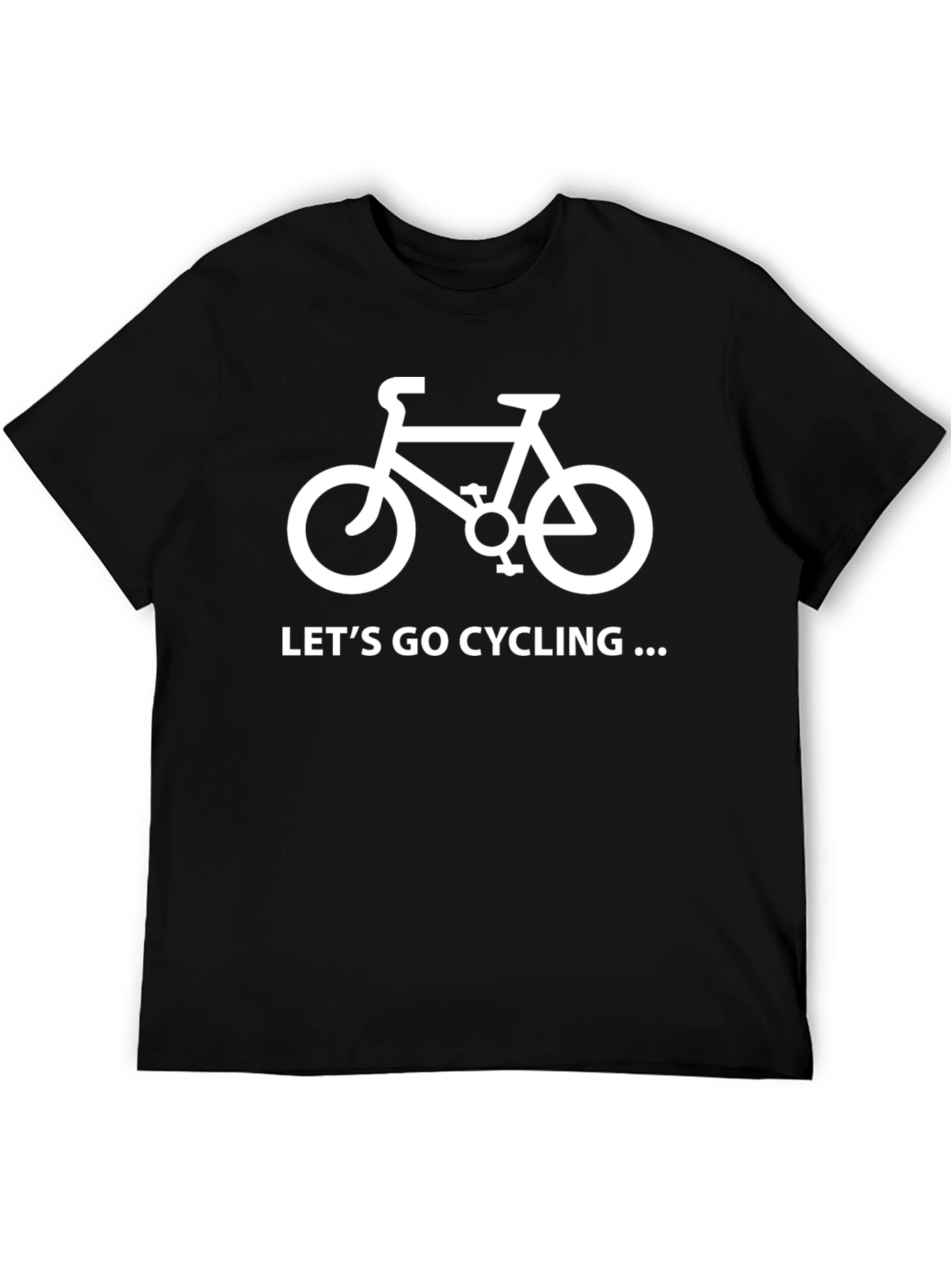 Camiseta Negra Ciclismo: ¡Vamos en Bici!