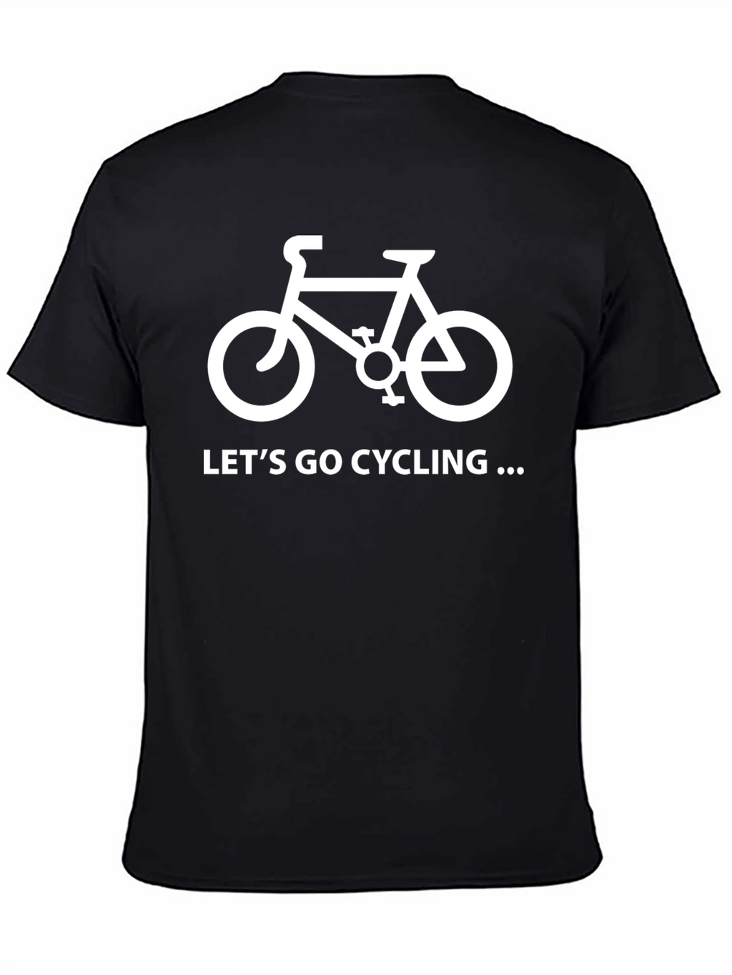 Camiseta Negra Ciclismo: ¡Vamos en Bici!