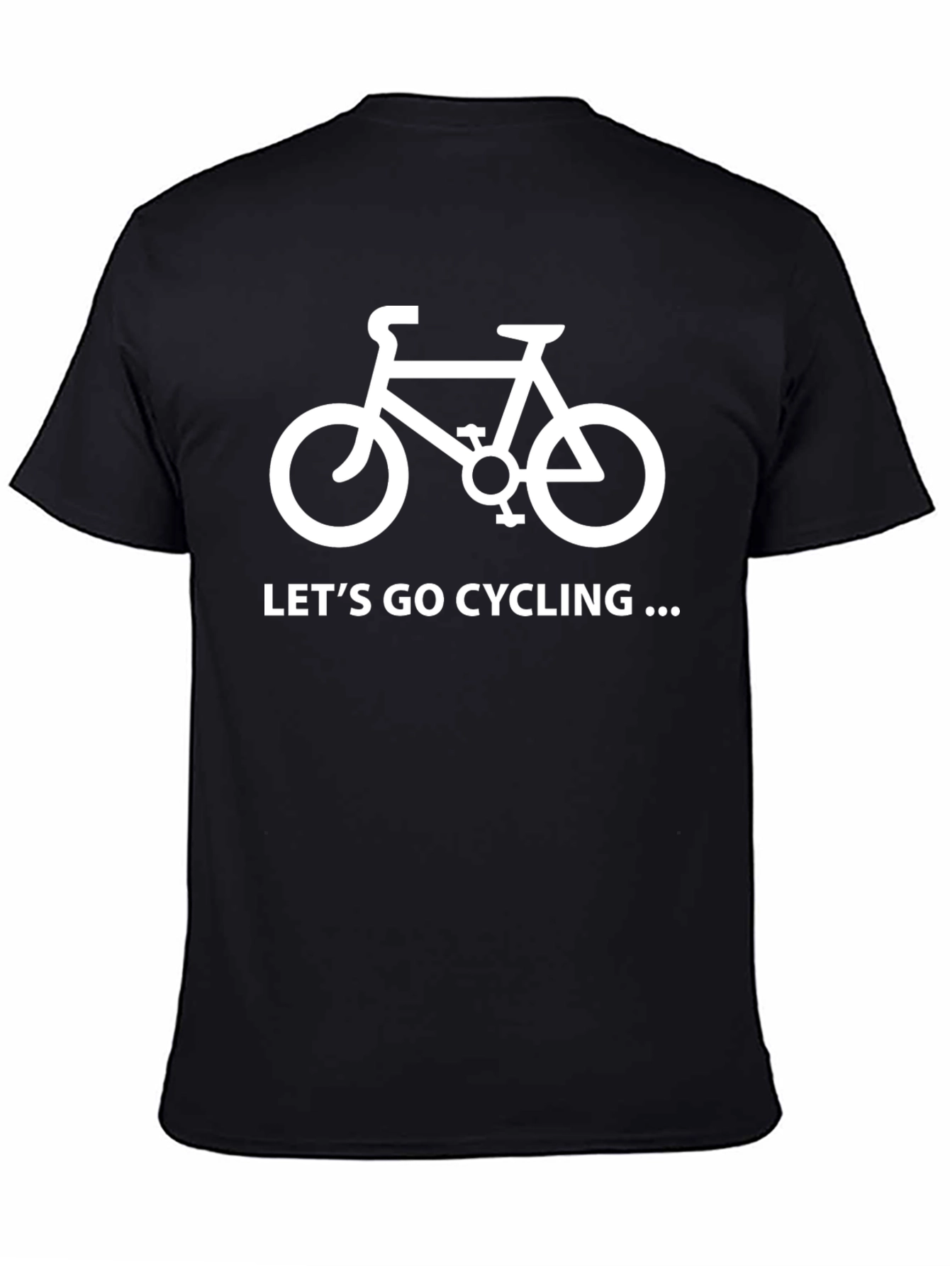 Camiseta Negra Ciclismo: ¡Vamos en Bici!