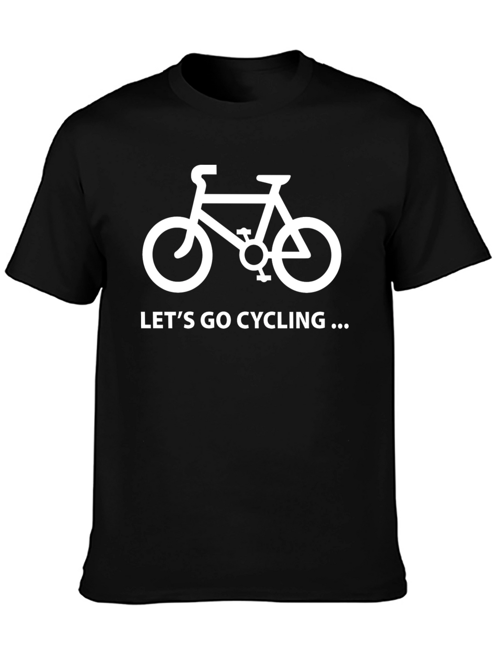 Camiseta Negra Ciclismo: ¡Vamos en Bici!