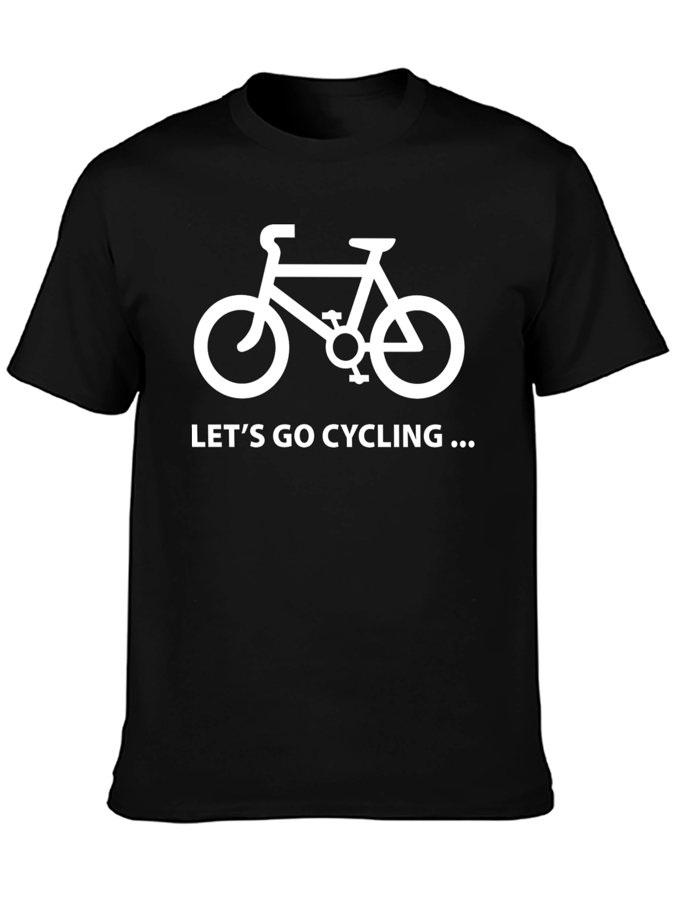 Camiseta Negra Ciclismo: ¡Vamos en Bici!