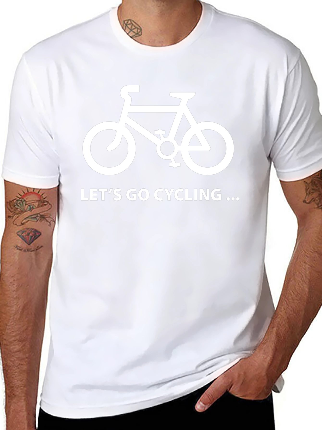 Camiseta Negra Ciclismo: ¡Vamos en Bici!