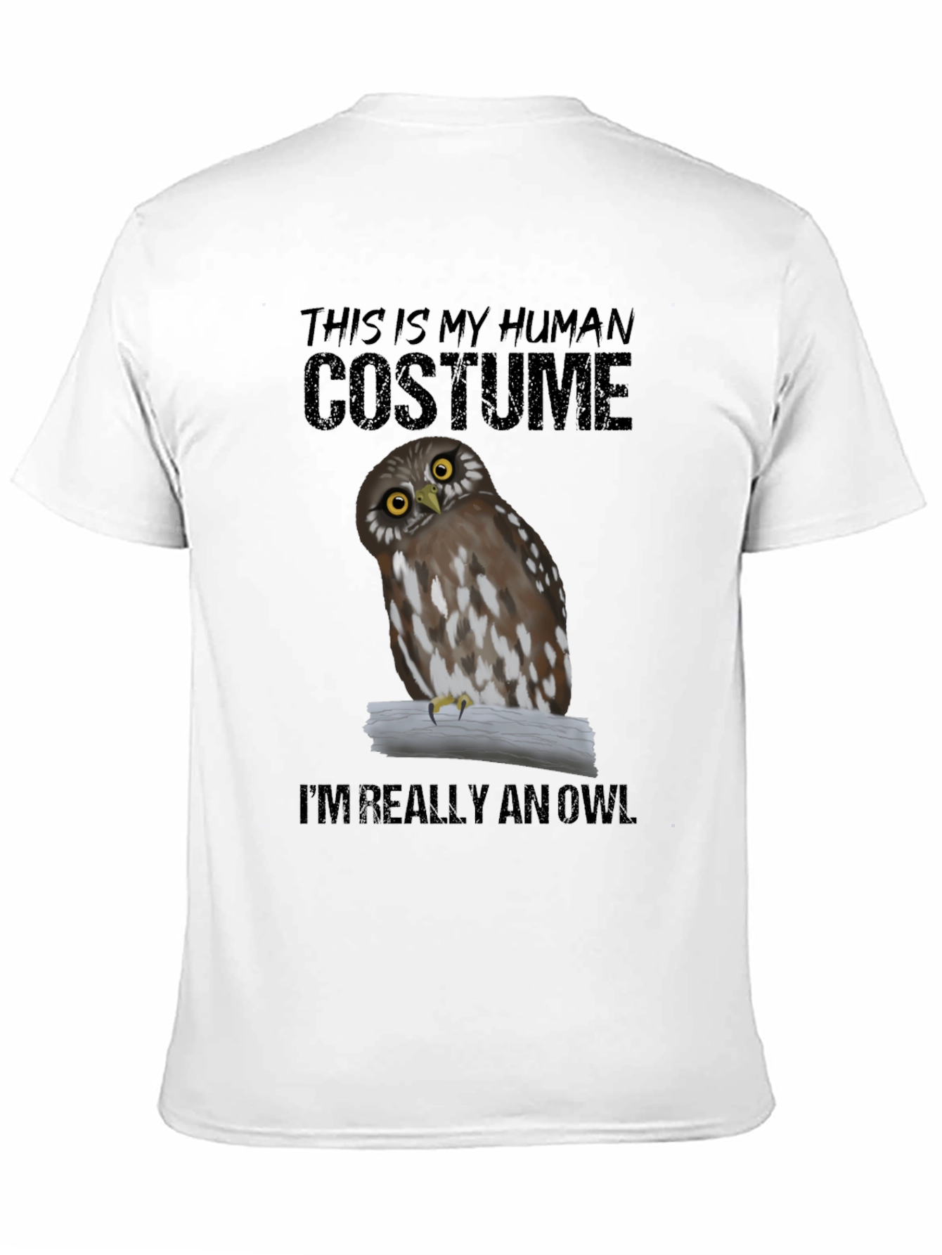 Camiseta Disfraz de Búho: Soy Realmente un Búho