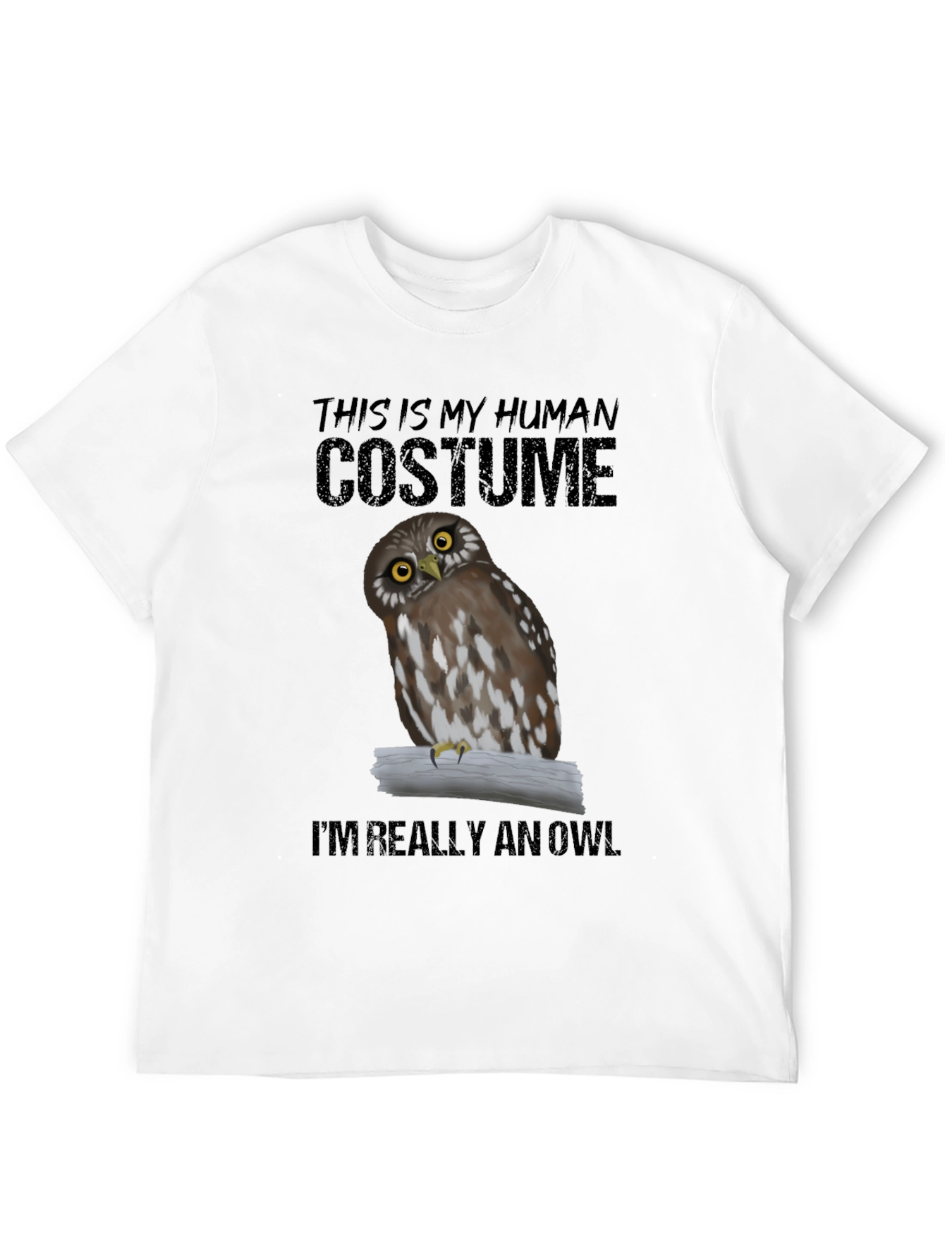 Camiseta Disfraz de Búho: Soy Realmente un Búho