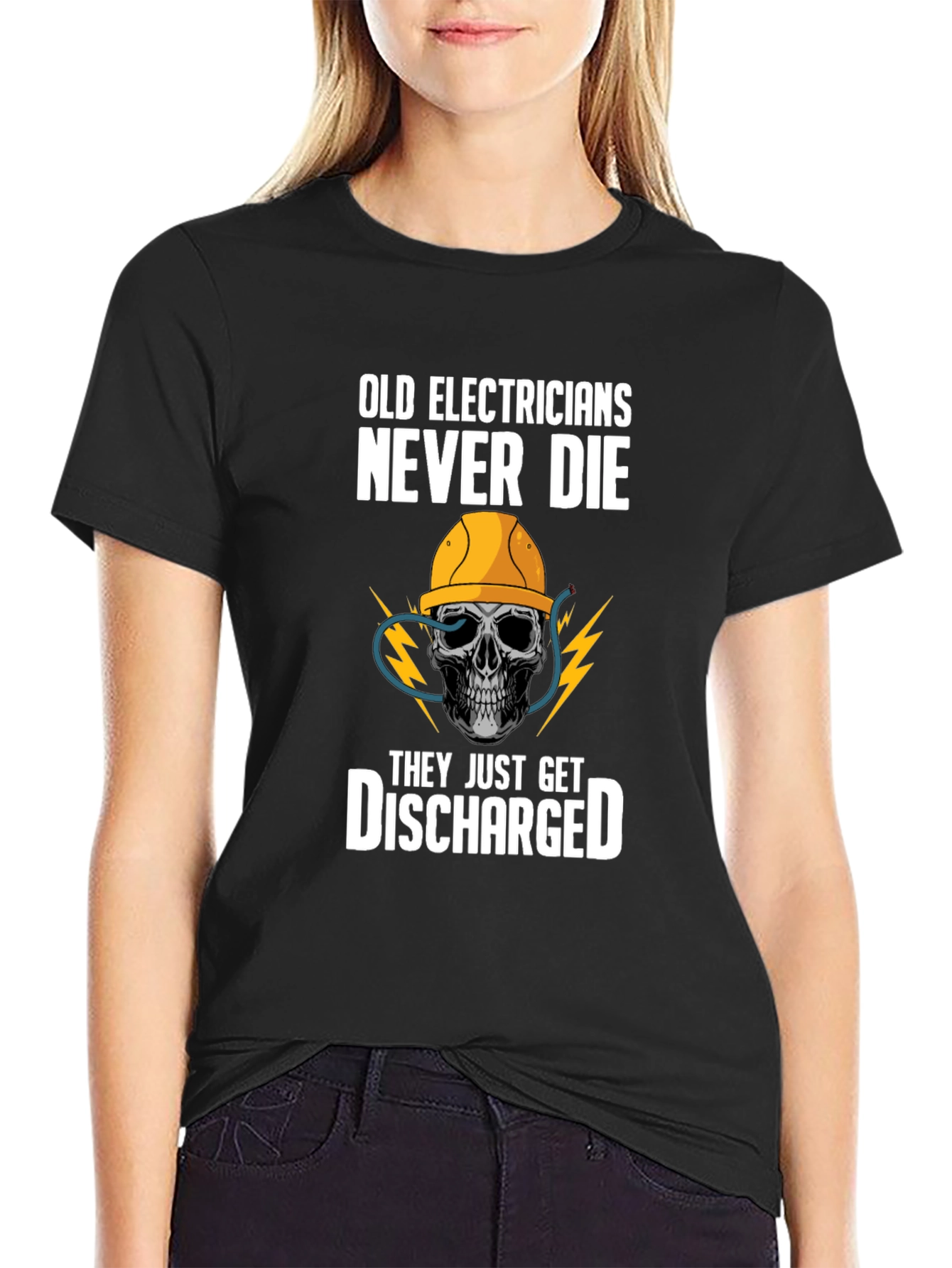 Camiseta Electricistas Viejos Nunca Mueren