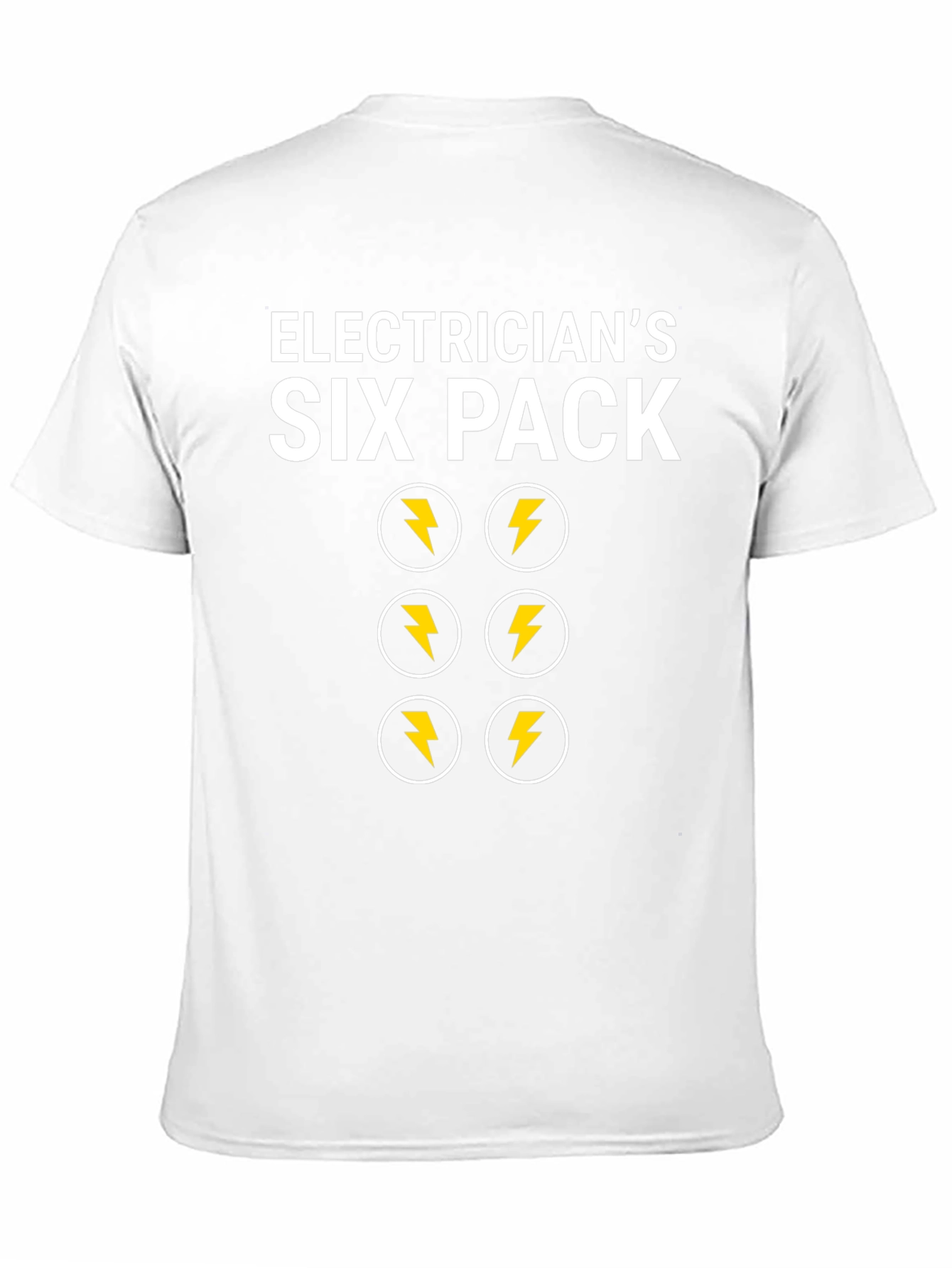 Camiseta Electricista Six Pack Divertida