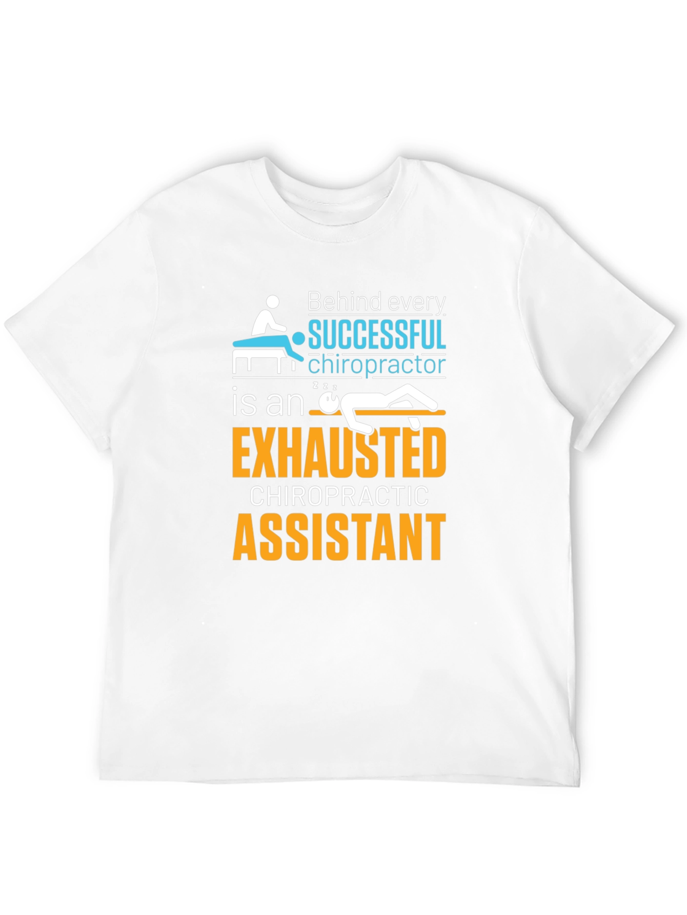 Camiseta Humorística de Asistente de Quiropráctico
