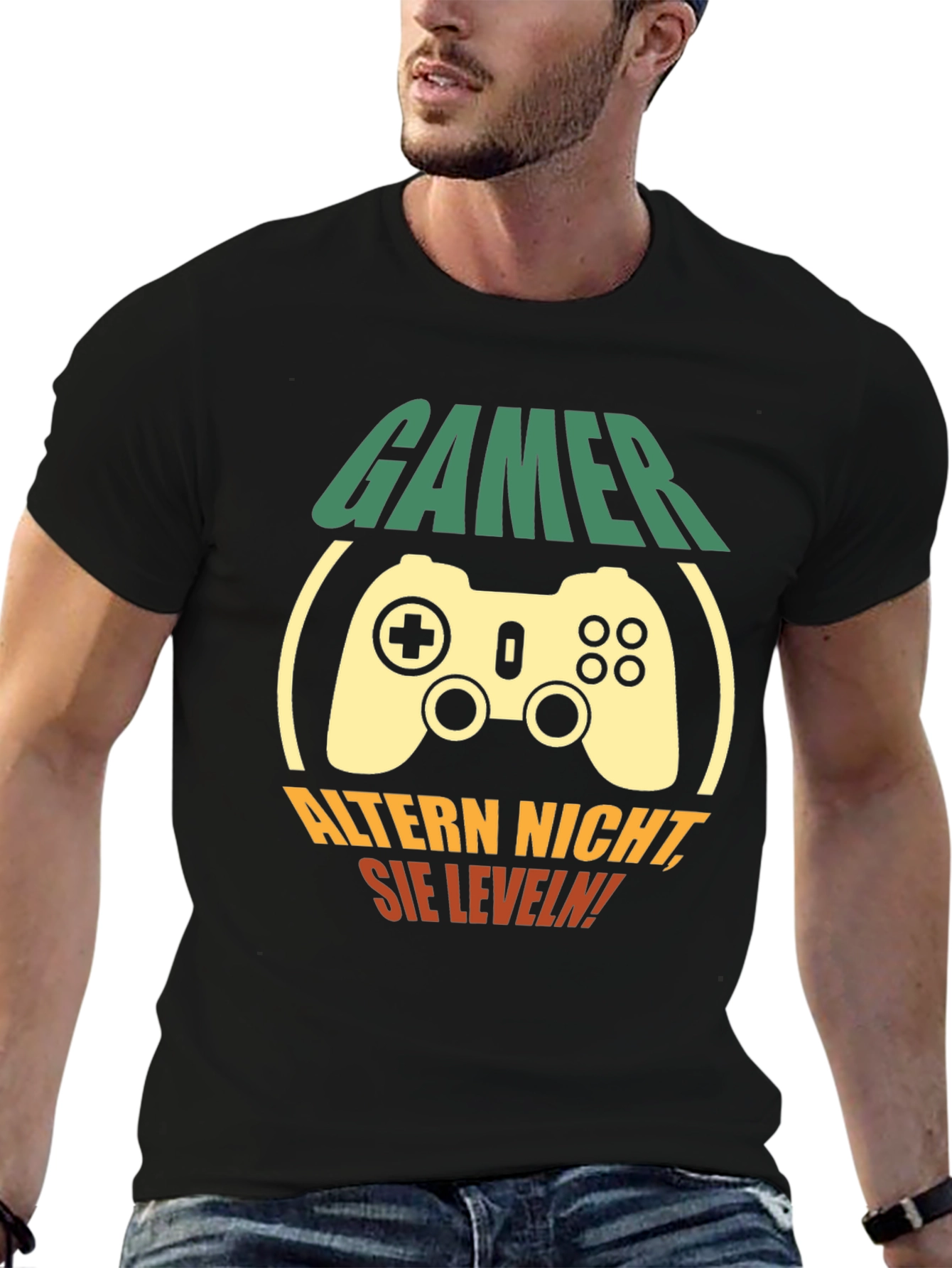 Camiseta Gamer: No Envejecen ¡Suben de Nivel!