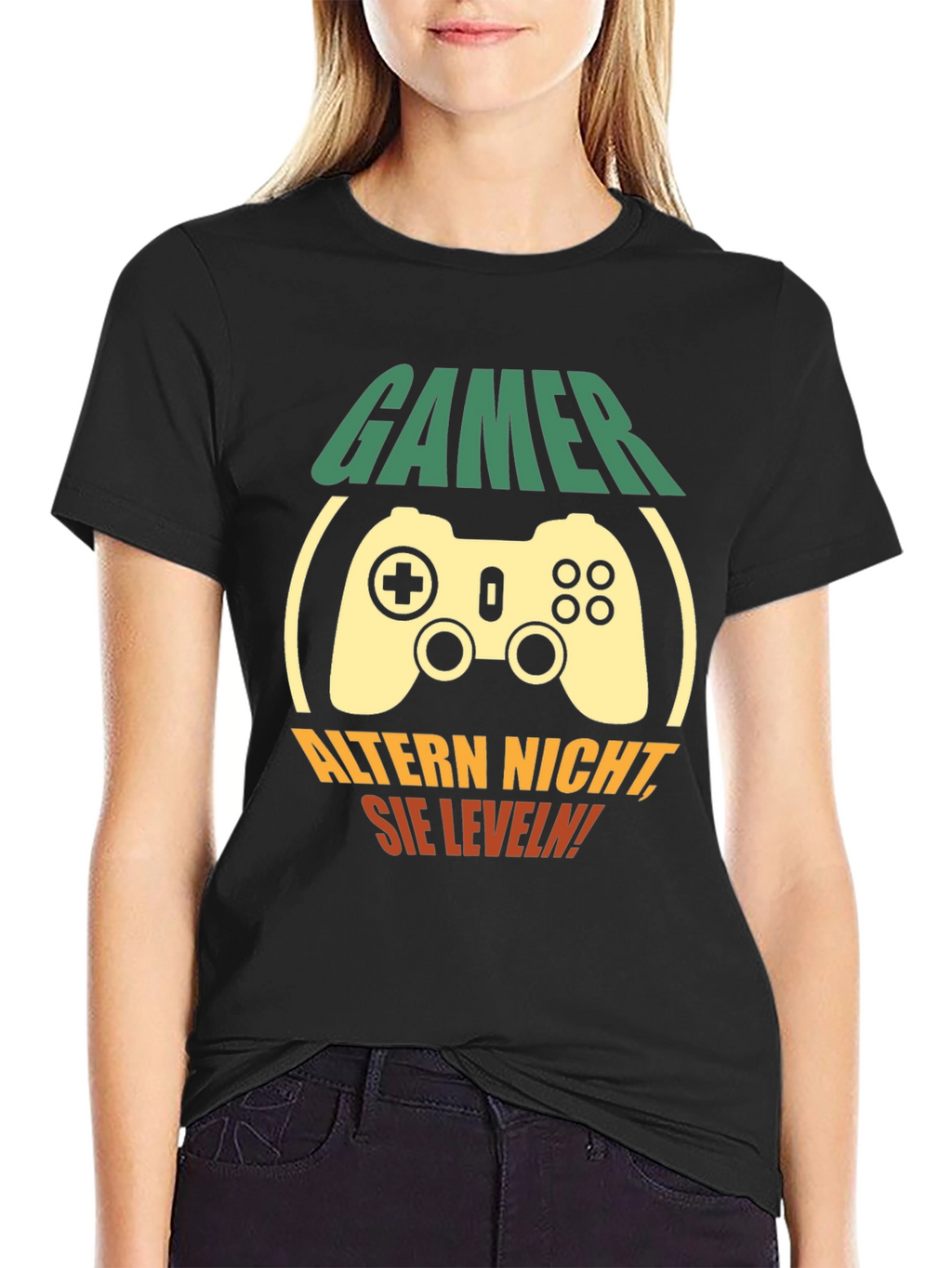 Camiseta Gamer: No Envejecen ¡Suben de Nivel!