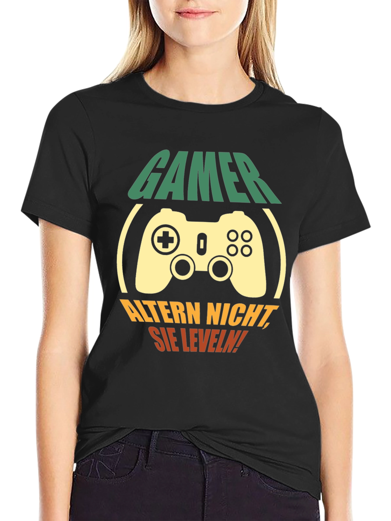 Camiseta Gamer: No Envejecen ¡Suben de Nivel!