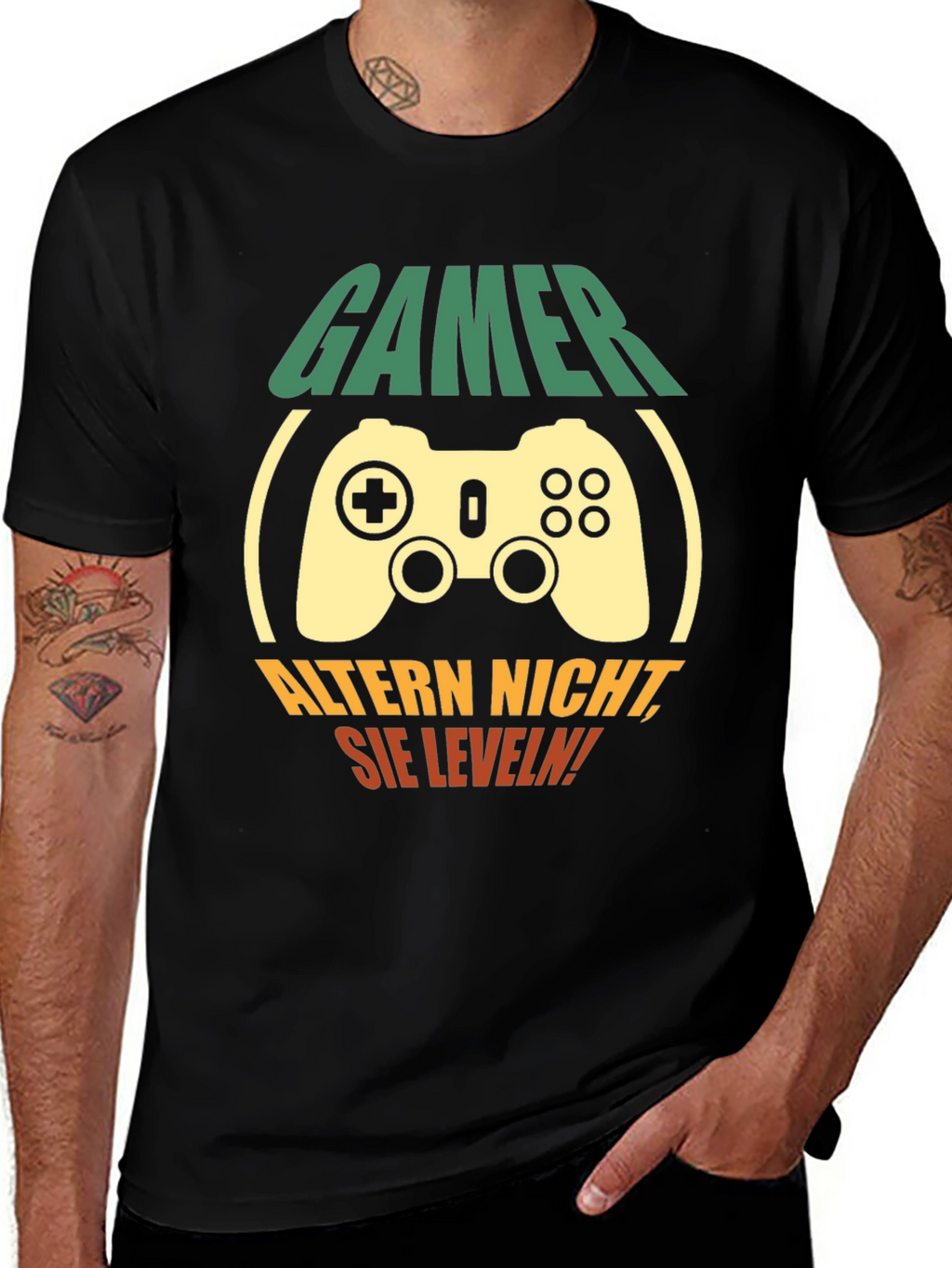 Camiseta Gamer: No Envejecen ¡Suben de Nivel!