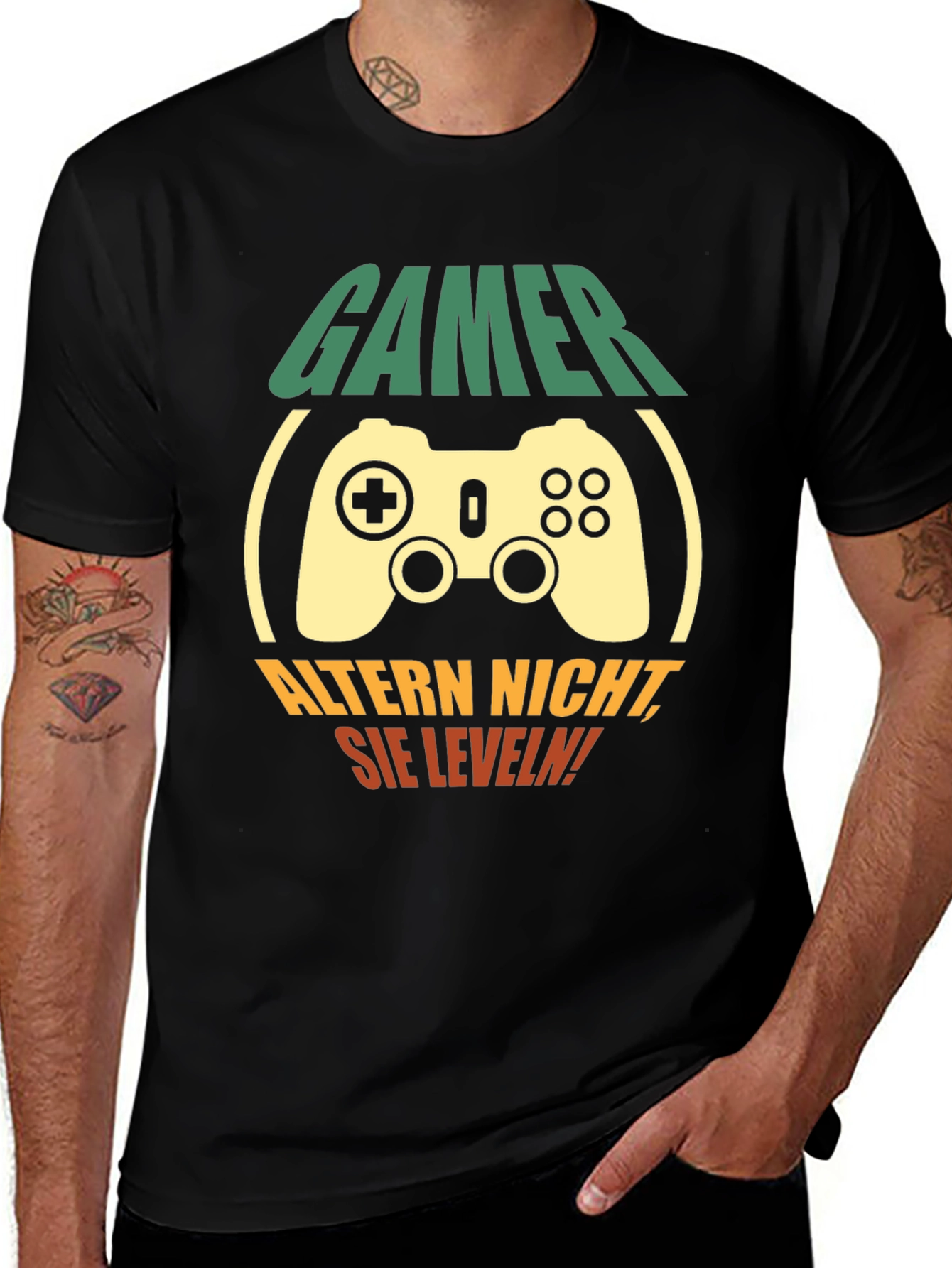 Camiseta Gamer: No Envejecen ¡Suben de Nivel!