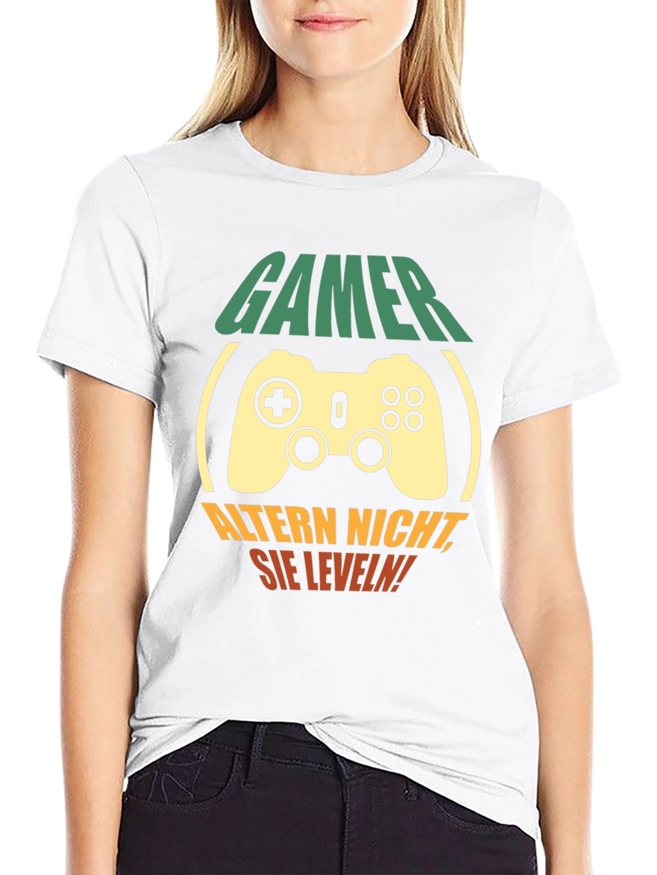 Camiseta Gamer: No Envejecen ¡Suben de Nivel!