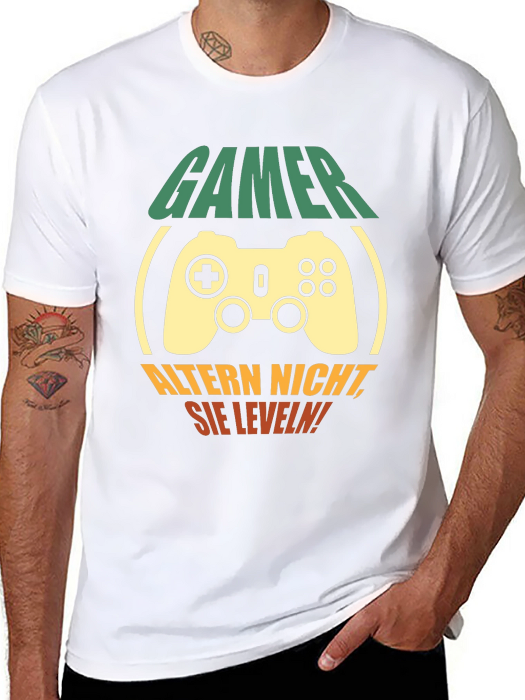 Camiseta Gamer: No Envejecen ¡Suben de Nivel!