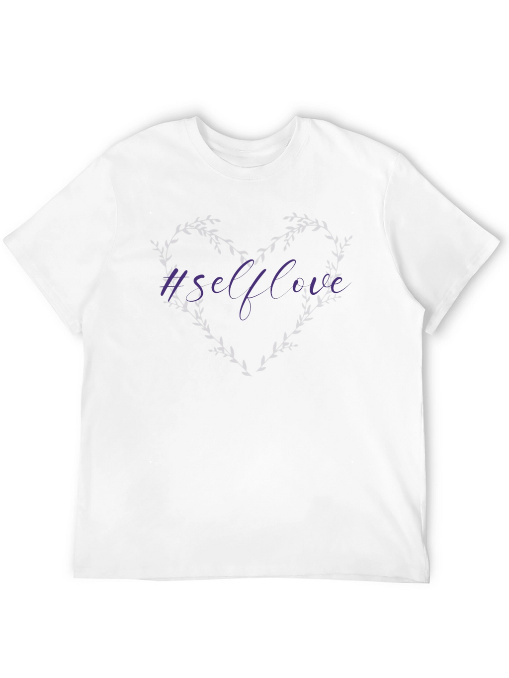 Camiseta Negra #Selflove Estilo Casual