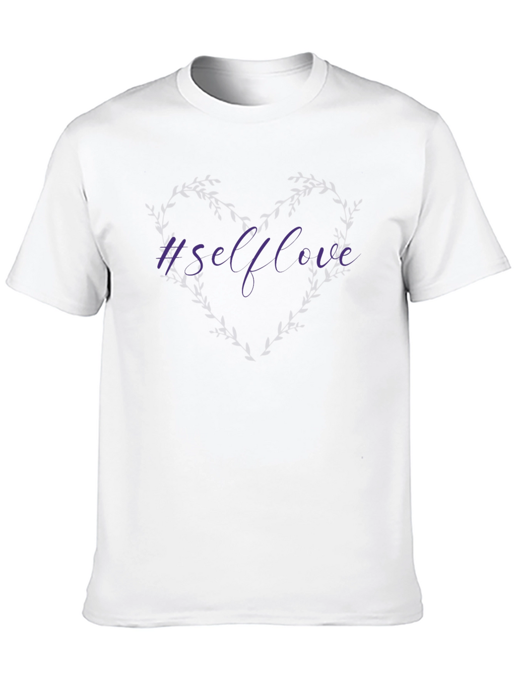 Camiseta Negra #Selflove Estilo Casual