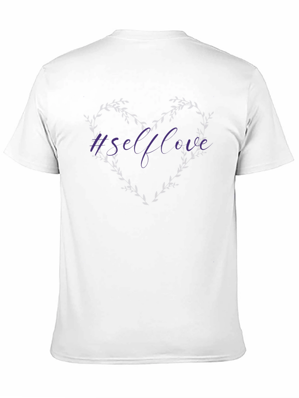 Camiseta Negra #Selflove Estilo Casual