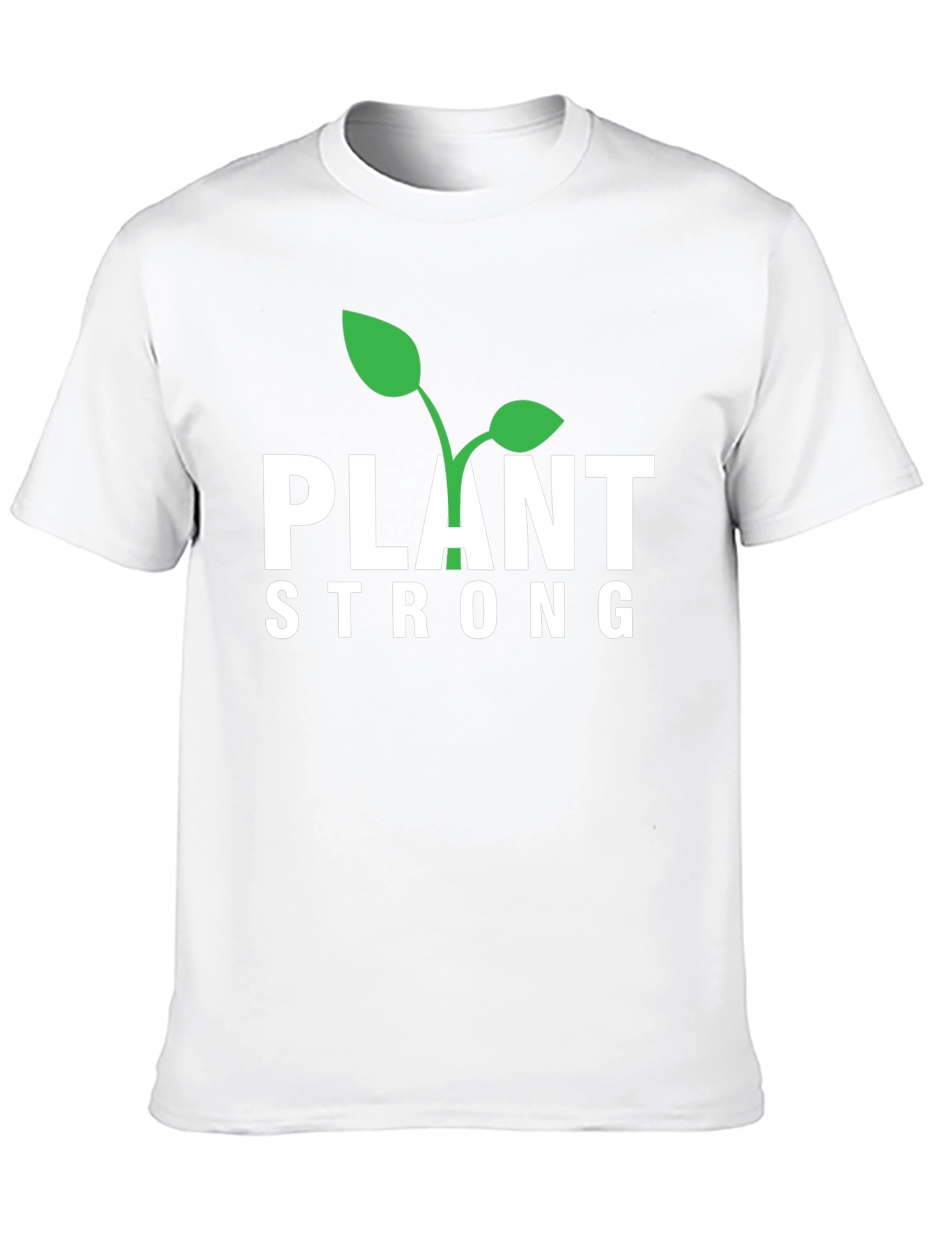 Camiseta Negra Plant Strong para Hombre