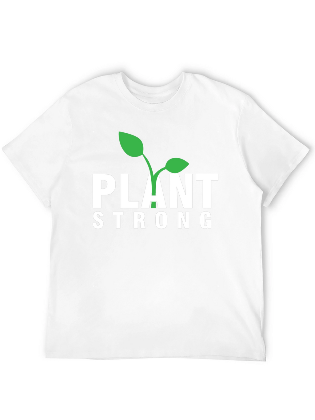 Camiseta Negra Plant Strong para Hombre