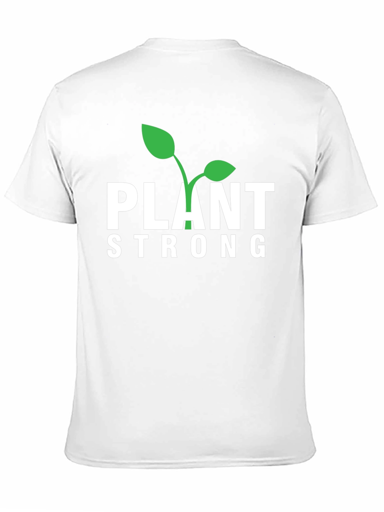 Camiseta Negra Plant Strong para Hombre