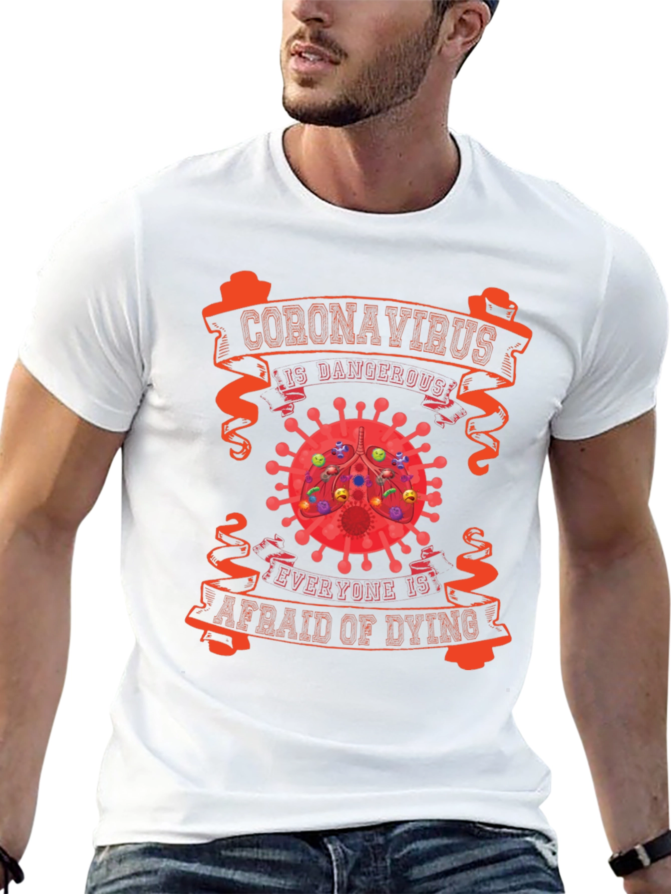Camiseta Coronavirus Is Dangerous - Estilo Único