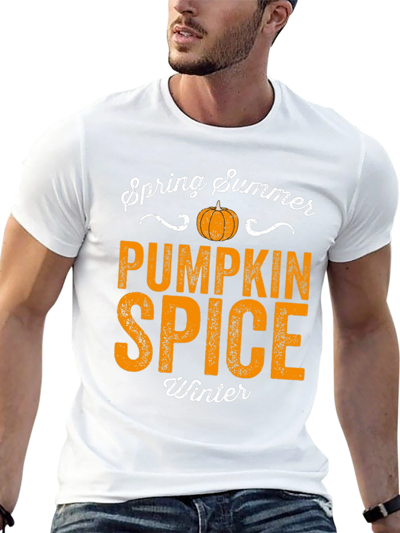 Camiseta Estacional de Calabaza y Especias