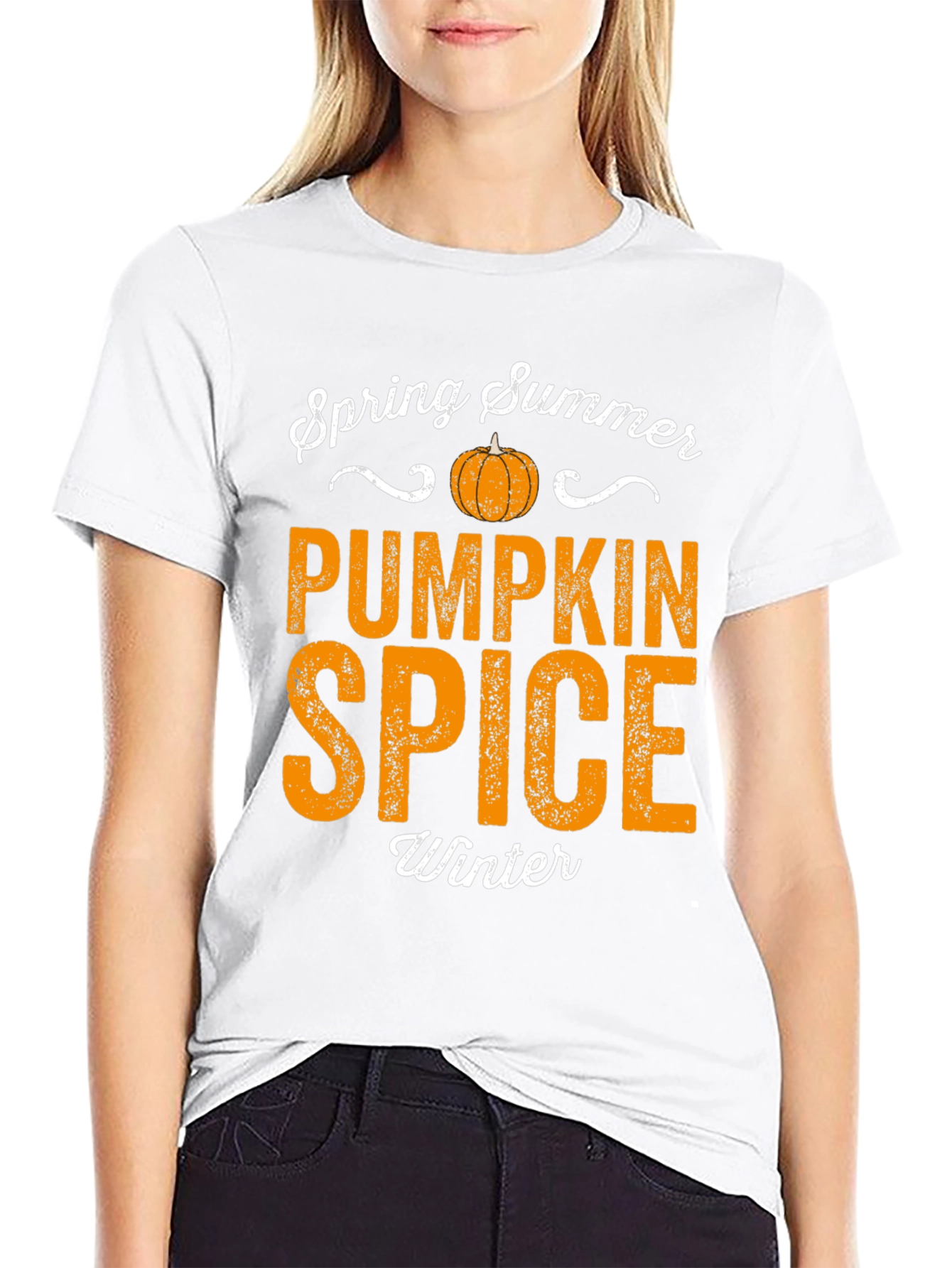 Camiseta Estacional de Calabaza y Especias