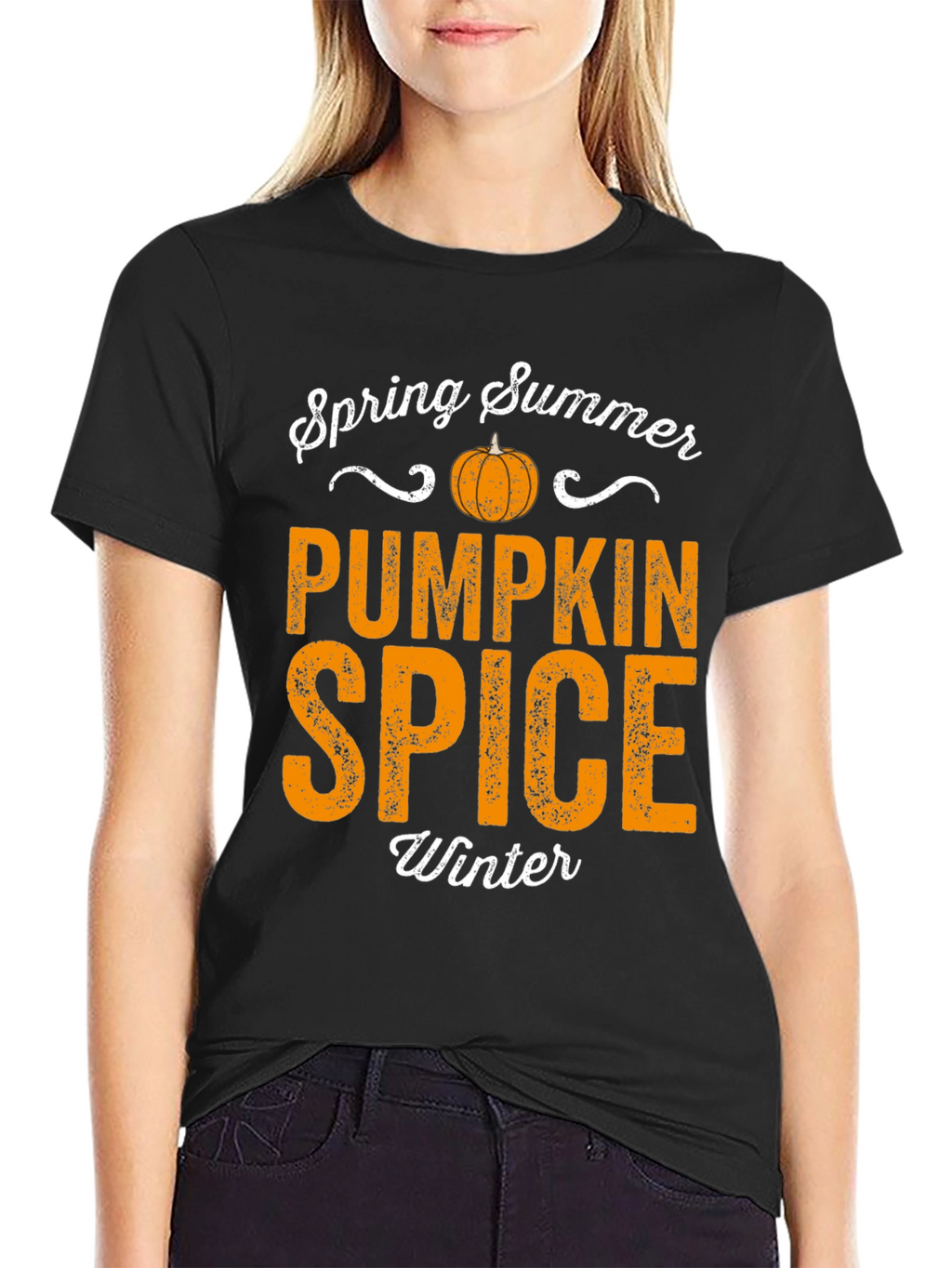 Camiseta Estacional de Calabaza y Especias