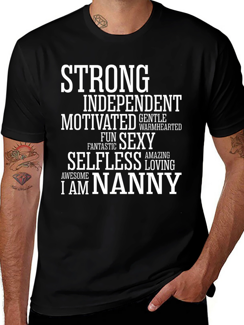 Camiseta Nanny: Fuerte Independiente y Sexy