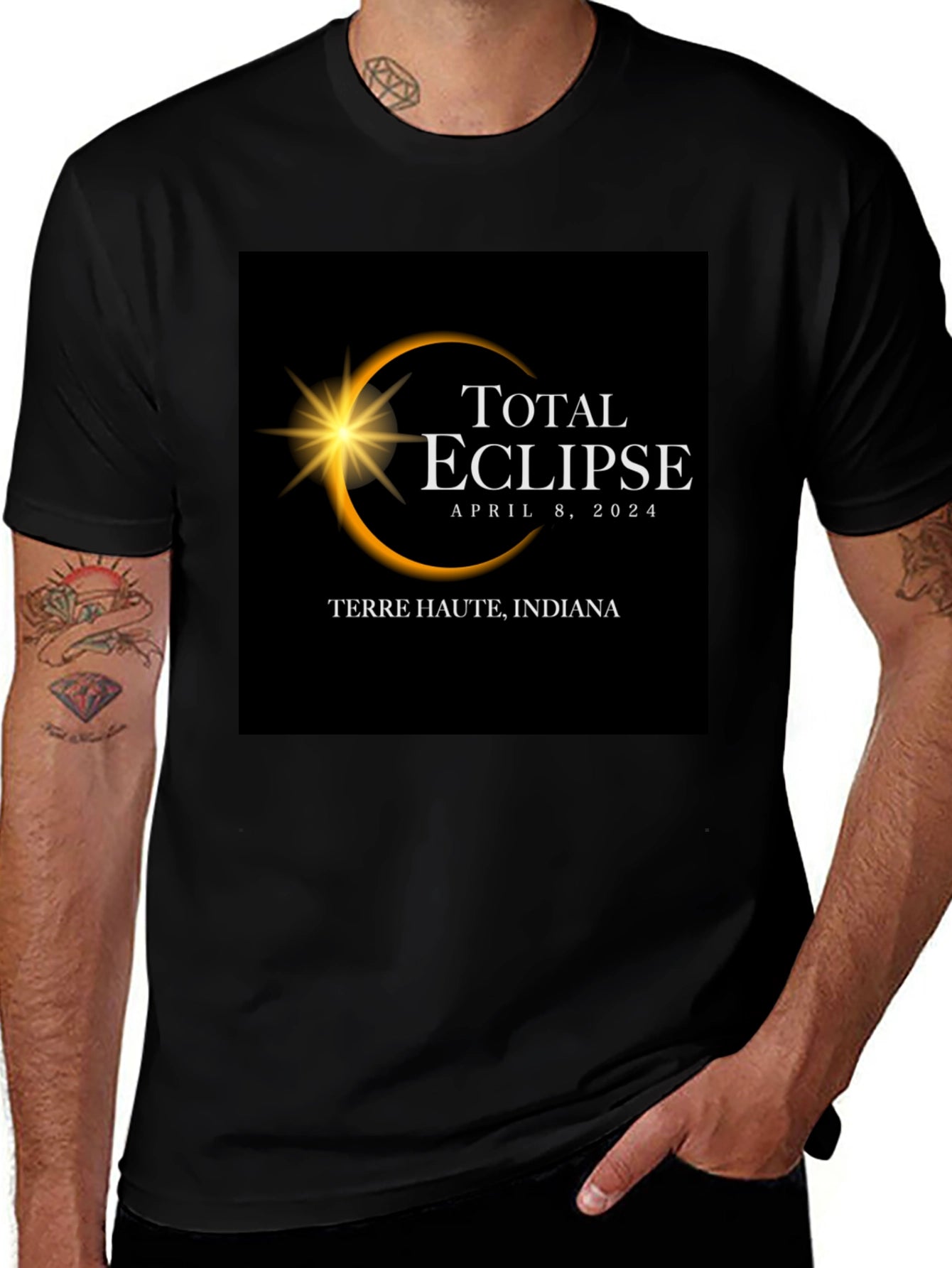 Camiseta Eclipse Total 8 Abril 2024 Terre Haute Indiana