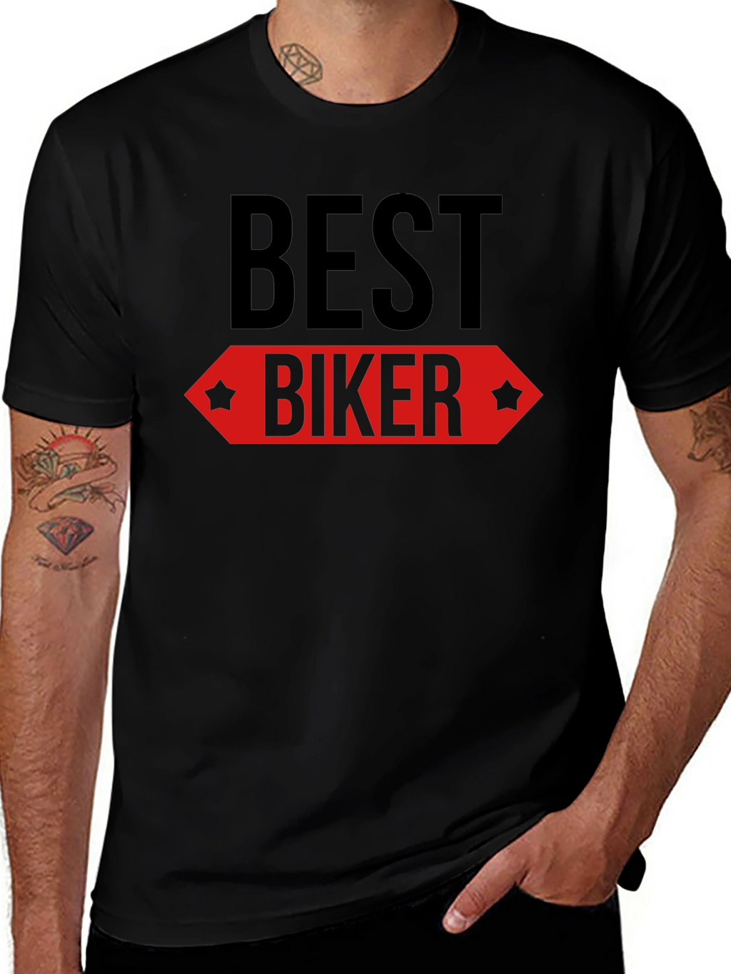 Camiseta Negra Best Biker
