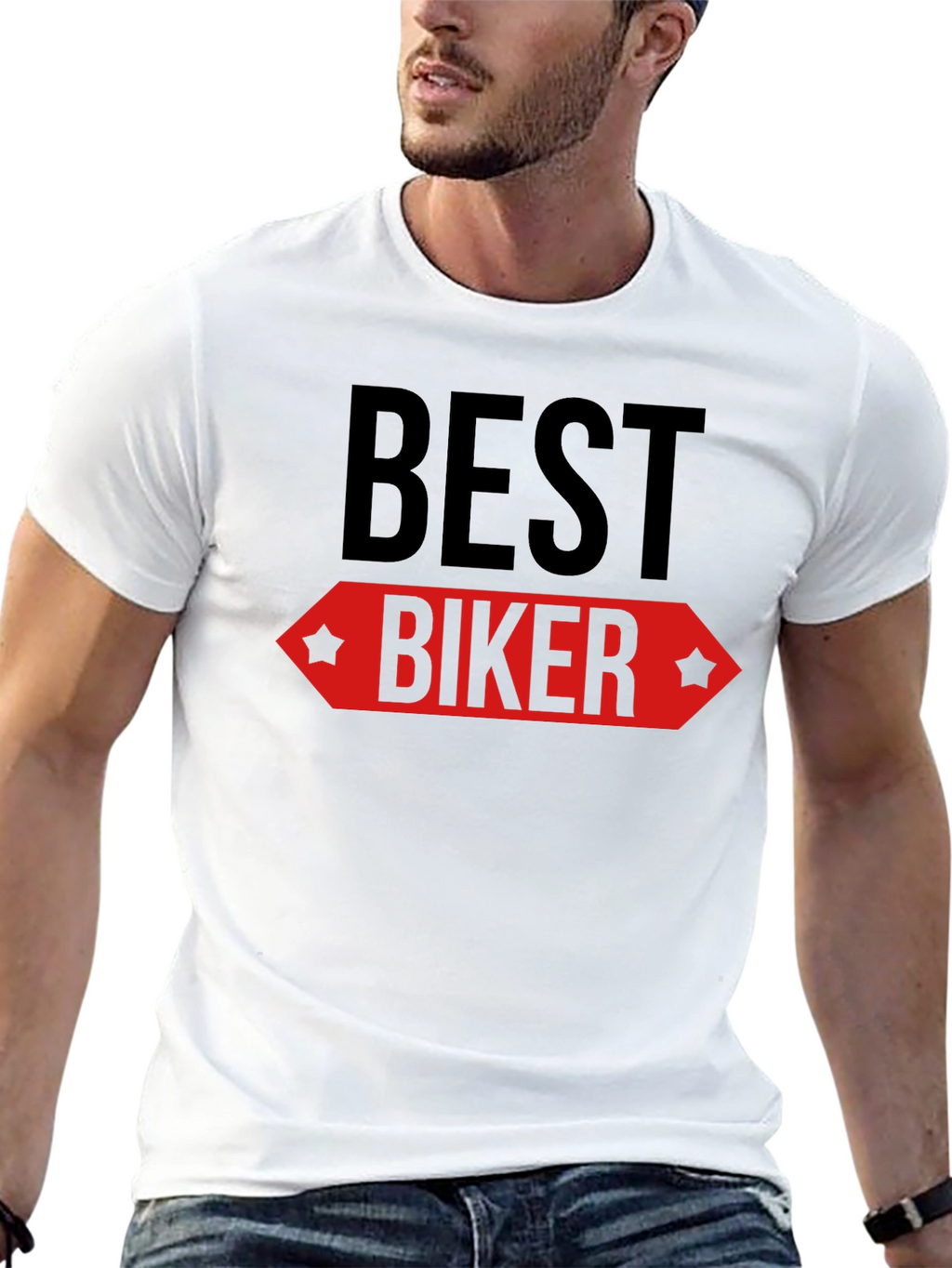 Camiseta Negra Best Biker