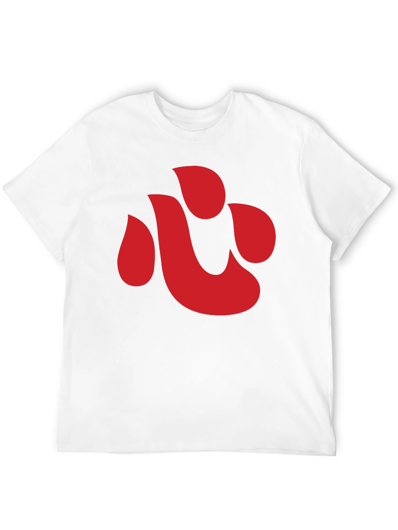 Camiseta Negra con Diseño Corazón Rojo