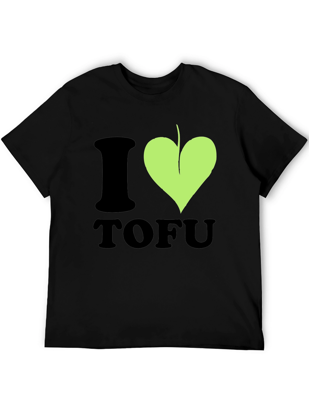 Camiseta Hombre I ❤️ Tofu Diseño Vegano