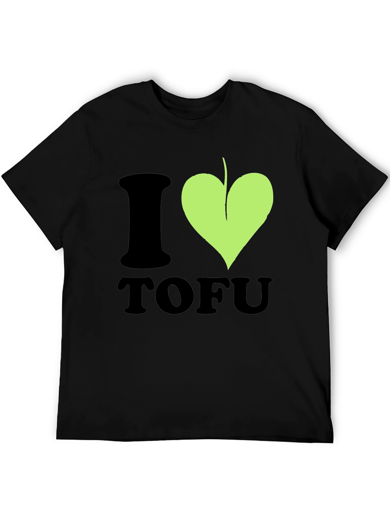 Camiseta Hombre I ❤️ Tofu Diseño Vegano