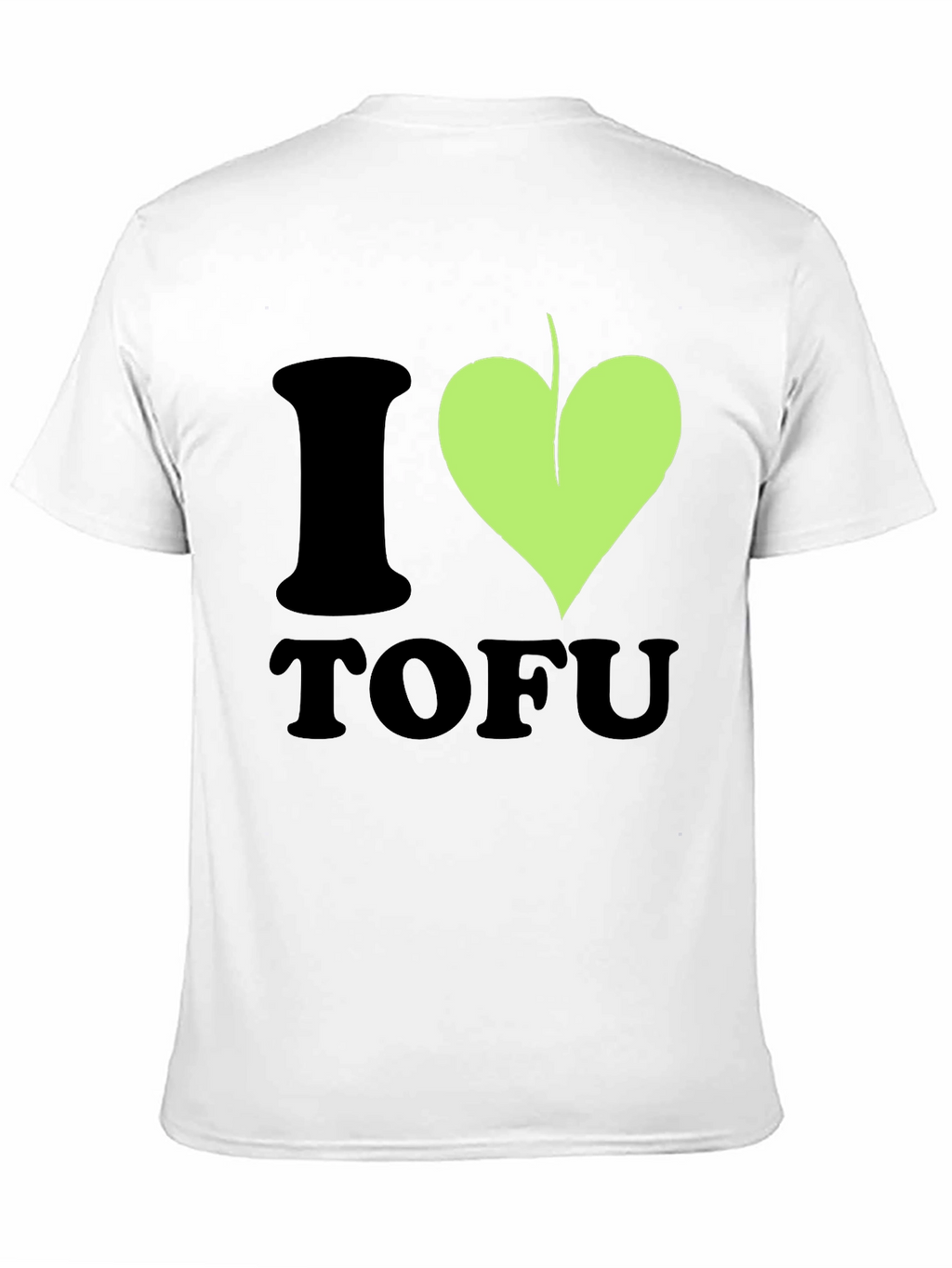 Camiseta Hombre I ❤️ Tofu Diseño Vegano