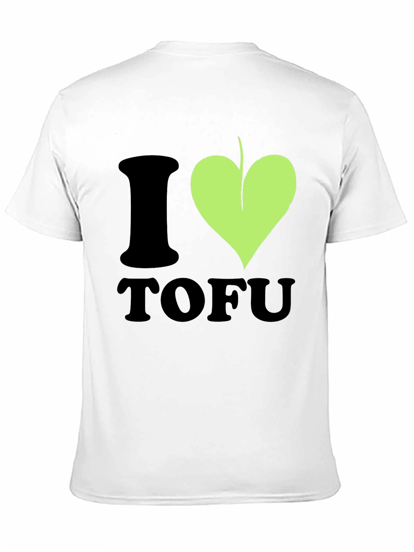 Camiseta Hombre I ❤️ Tofu Diseño Vegano