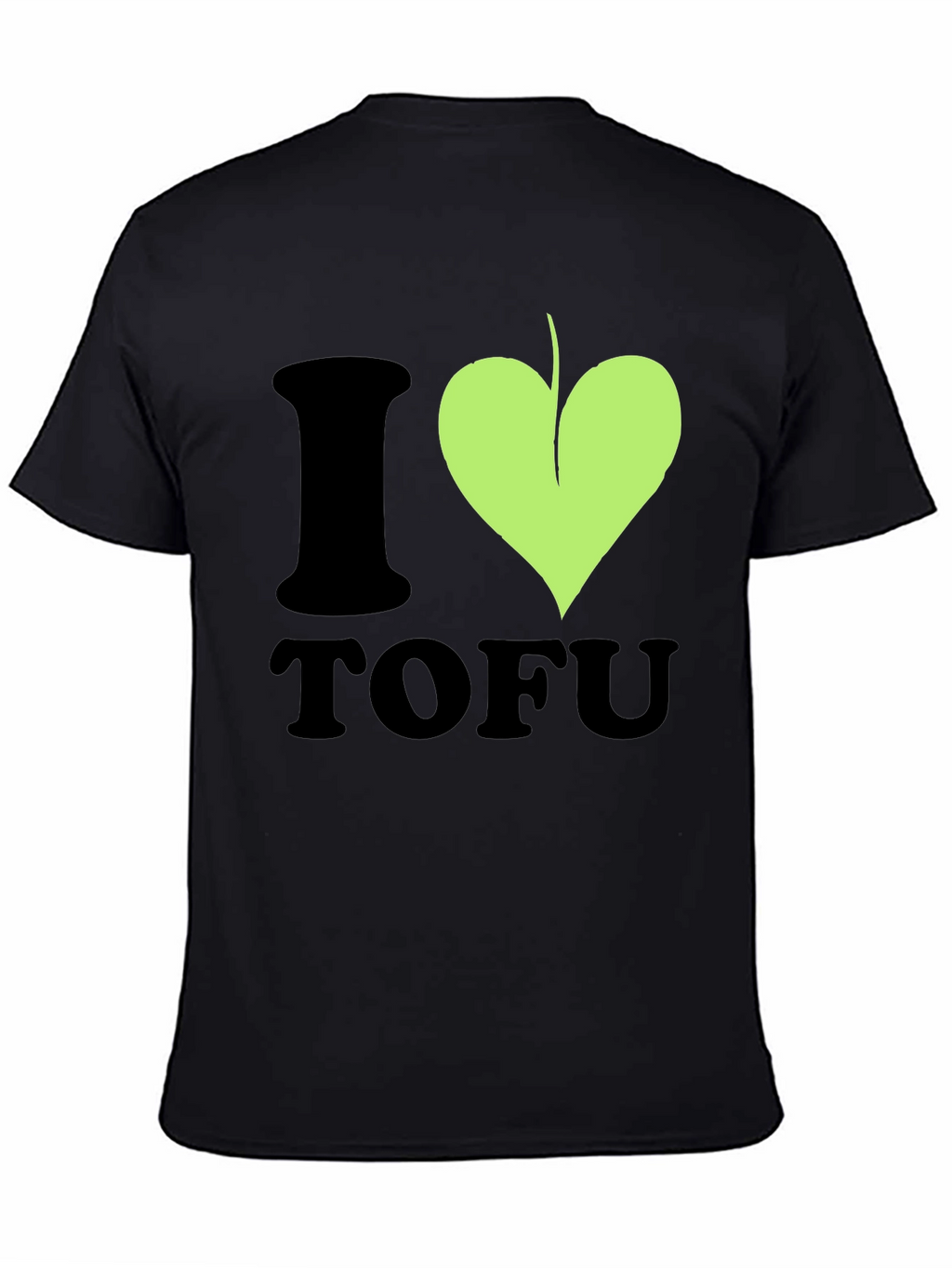 Camiseta Hombre I ❤️ Tofu Diseño Vegano