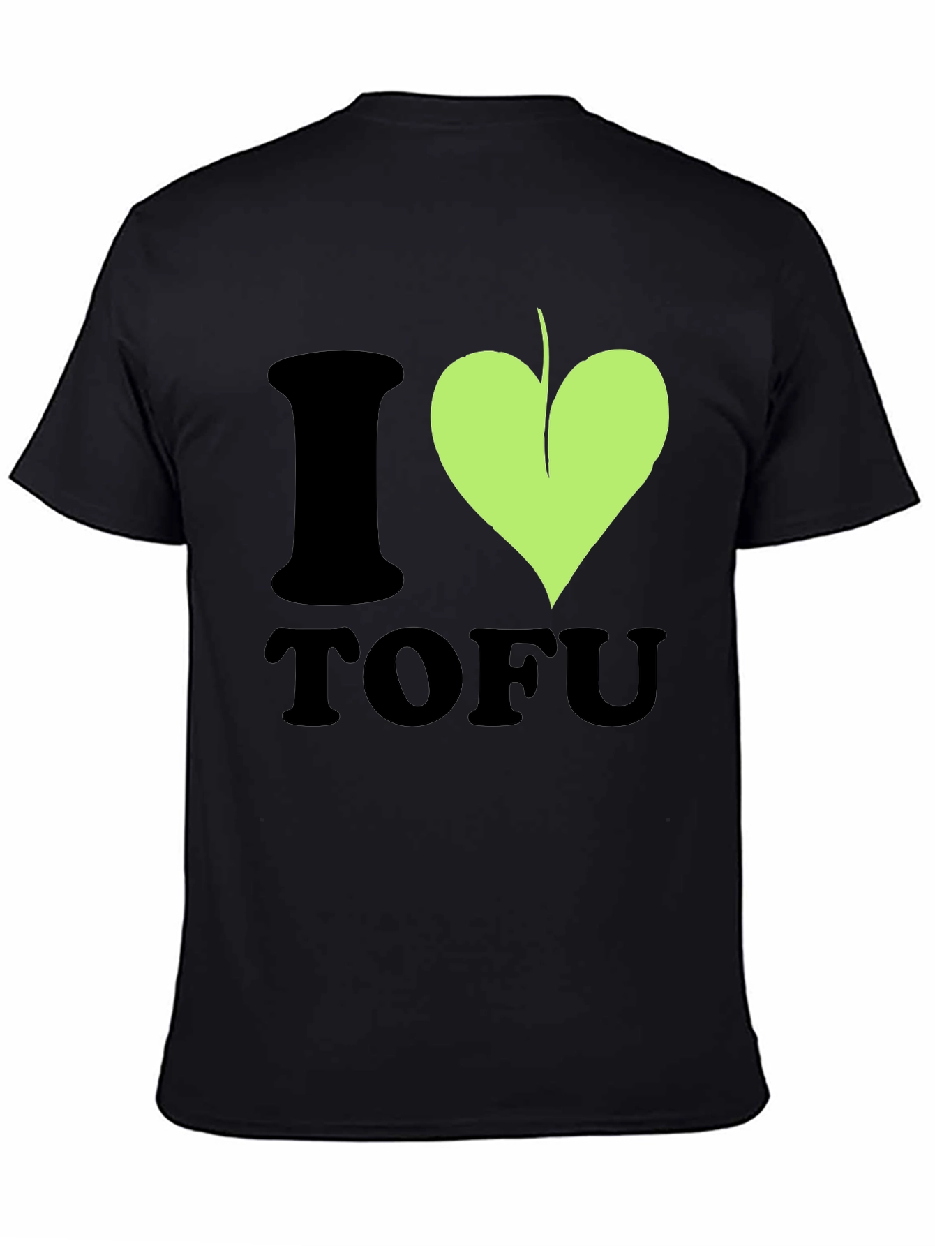 Camiseta Hombre I ❤️ Tofu Diseño Vegano