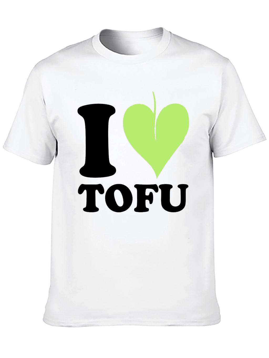 Camiseta Hombre I ❤️ Tofu Diseño Vegano