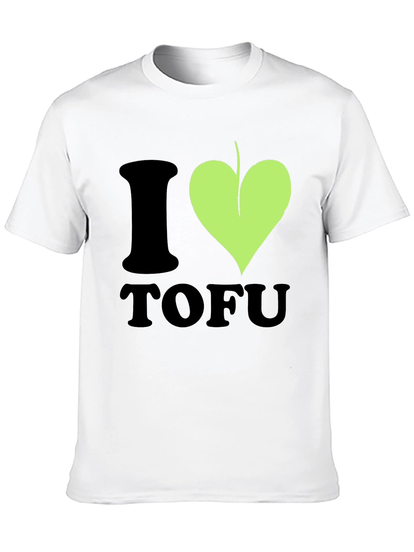 Camiseta Hombre I ❤️ Tofu Diseño Vegano