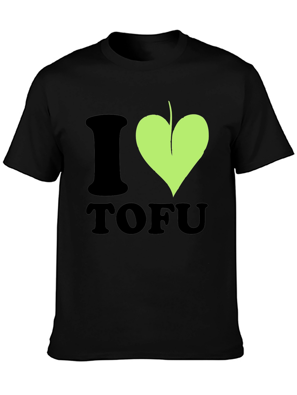 Camiseta Hombre I ❤️ Tofu Diseño Vegano