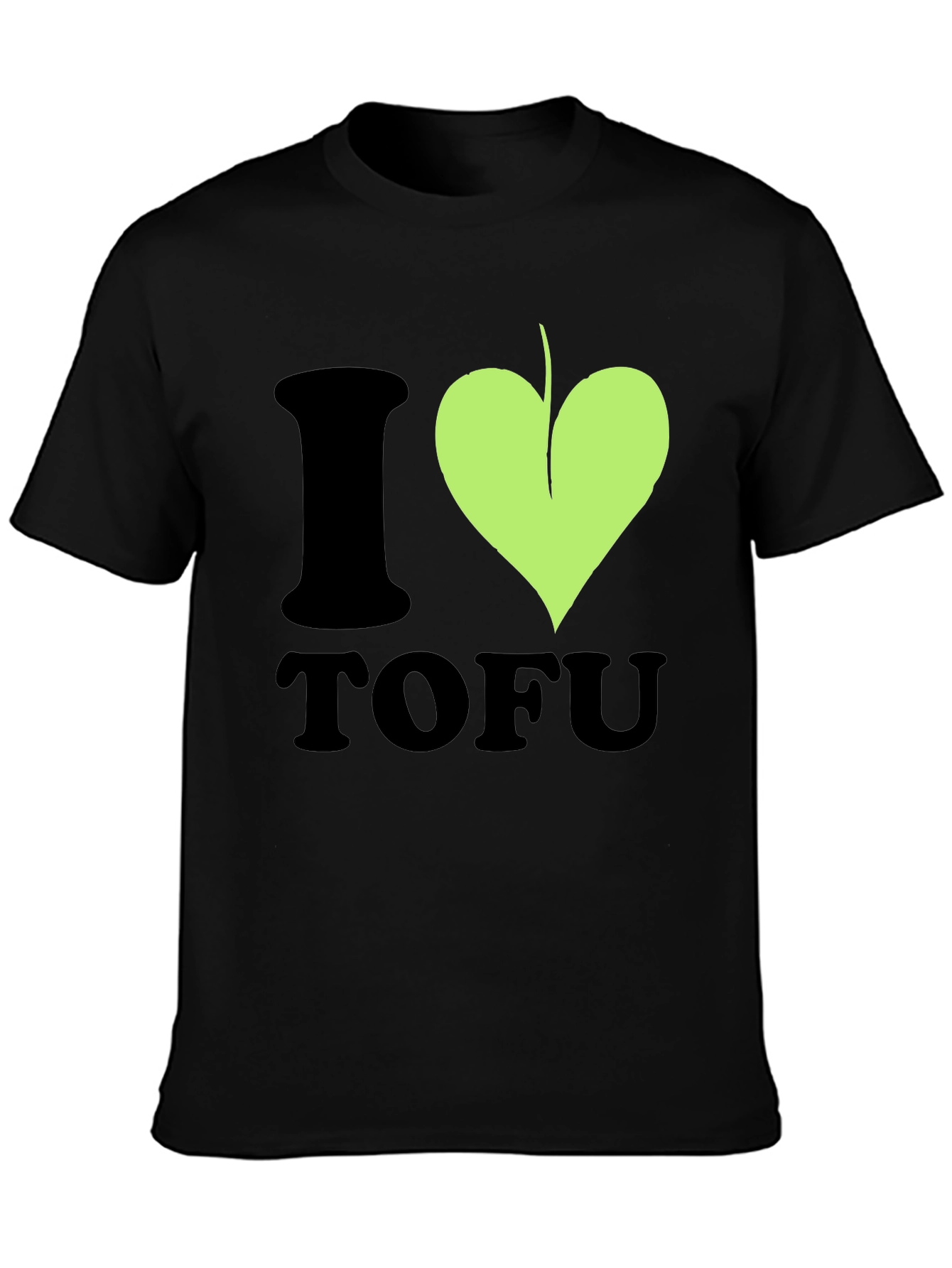 Camiseta Hombre I ❤️ Tofu Diseño Vegano
