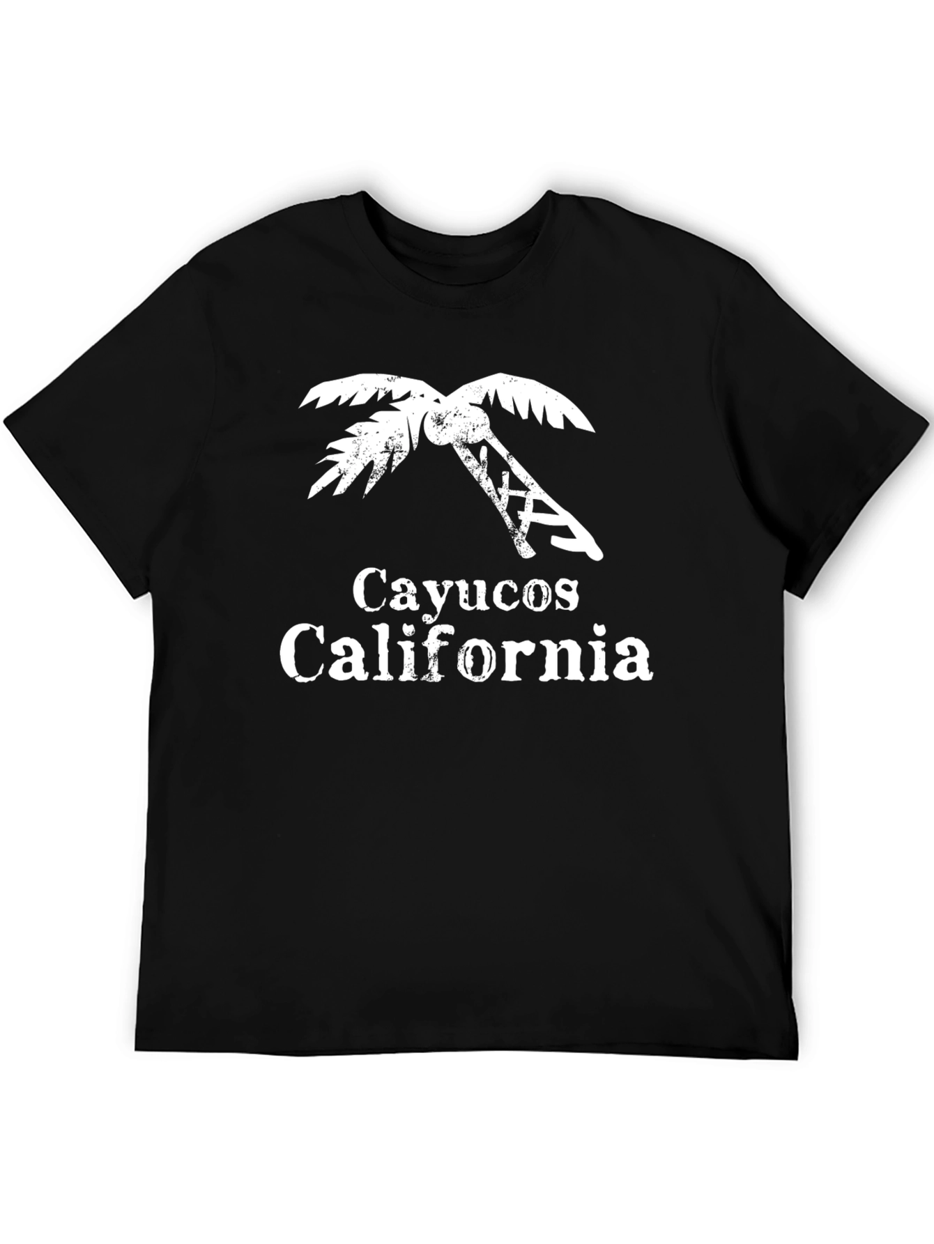 Camiseta Cayucos California Diseño de Palmera