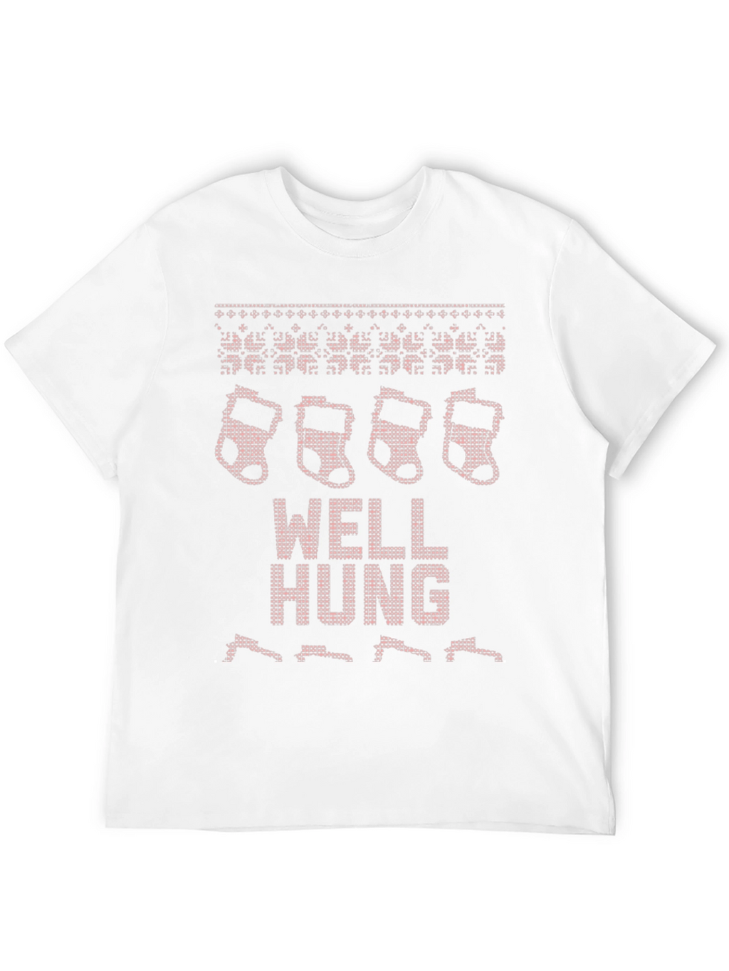 Camiseta Navideña Bien Colgado con Calcetines