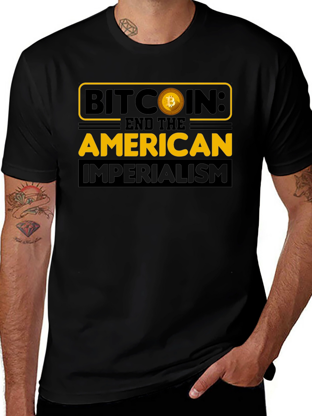 Camiseta Bitcoin: Fin al Imperialismo Americano