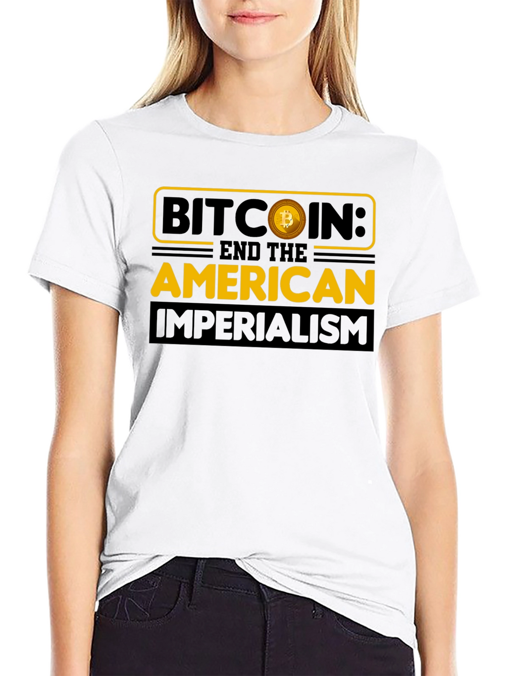 Camiseta Bitcoin: Fin al Imperialismo Americano