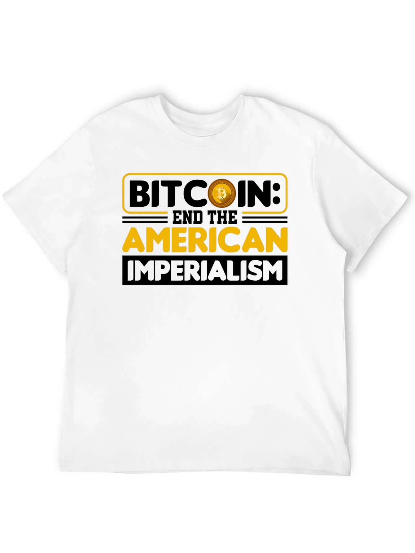 Camiseta Bitcoin: Fin al Imperialismo Americano