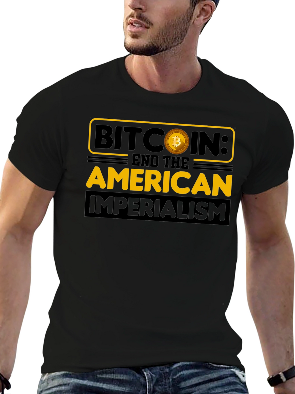 Camiseta Bitcoin: Fin al Imperialismo Americano