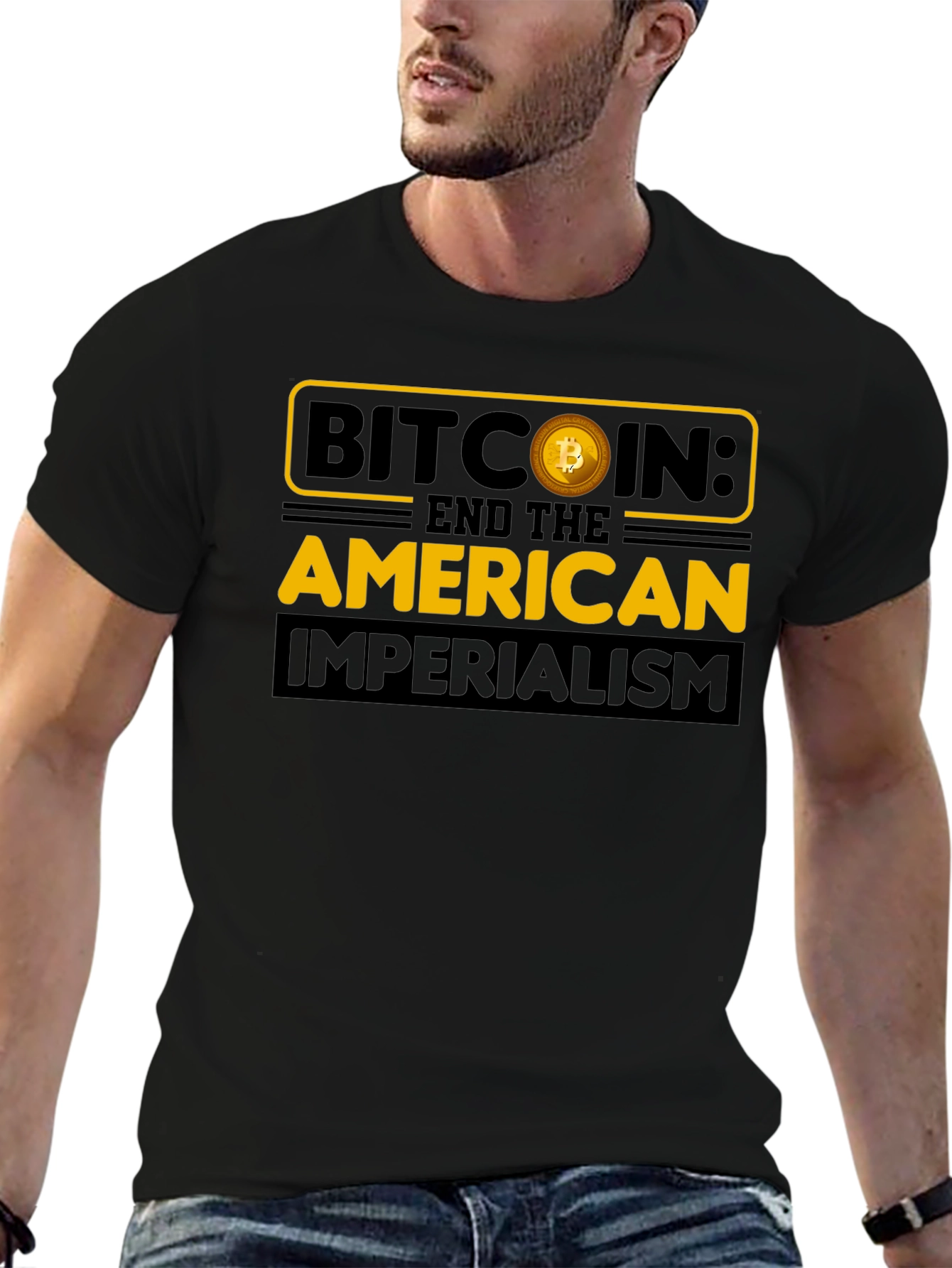 Camiseta Bitcoin: Fin al Imperialismo Americano